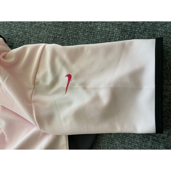 Nike Team Jersey Womens Large Pink Gray NWT Cycling Bike JERSEY Zip Short Sleeve - Picture 12 of 12
